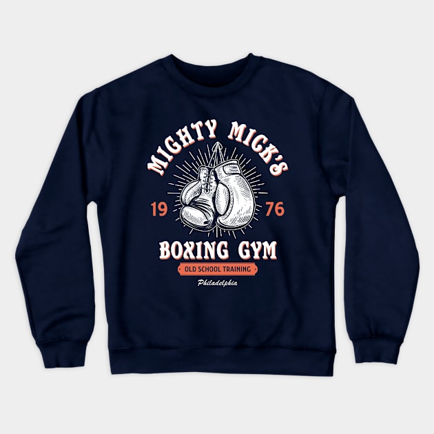 Mighty Micks Boxing Gym Crewneck Sweatshirt by Three Meat Curry